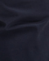 Dark Navy Sueded Sateen Trousers