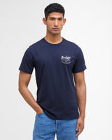 Navy Script Graphic T-Shirt