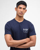 Navy Script Graphic T-Shirt