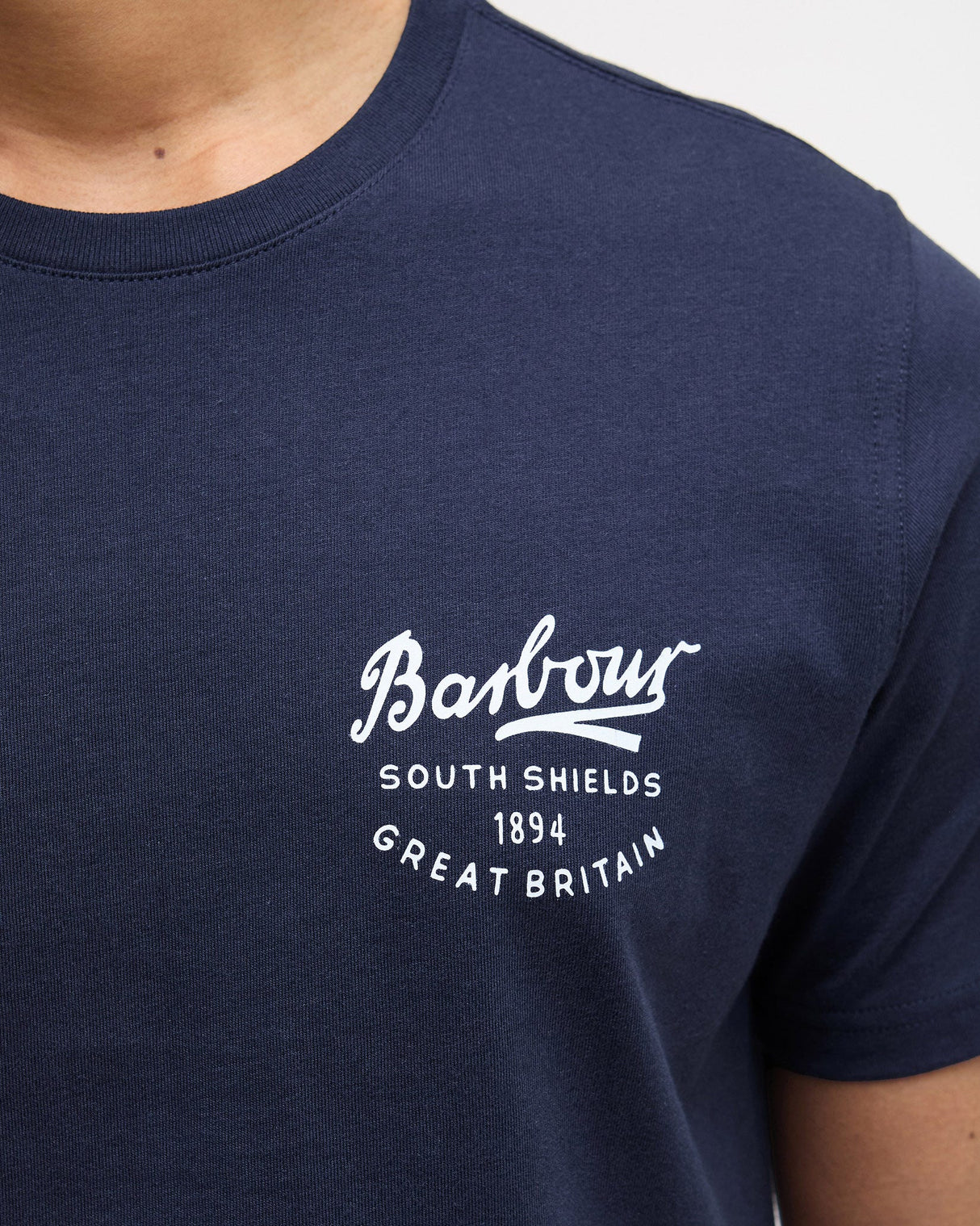 Navy Script Graphic T-Shirt