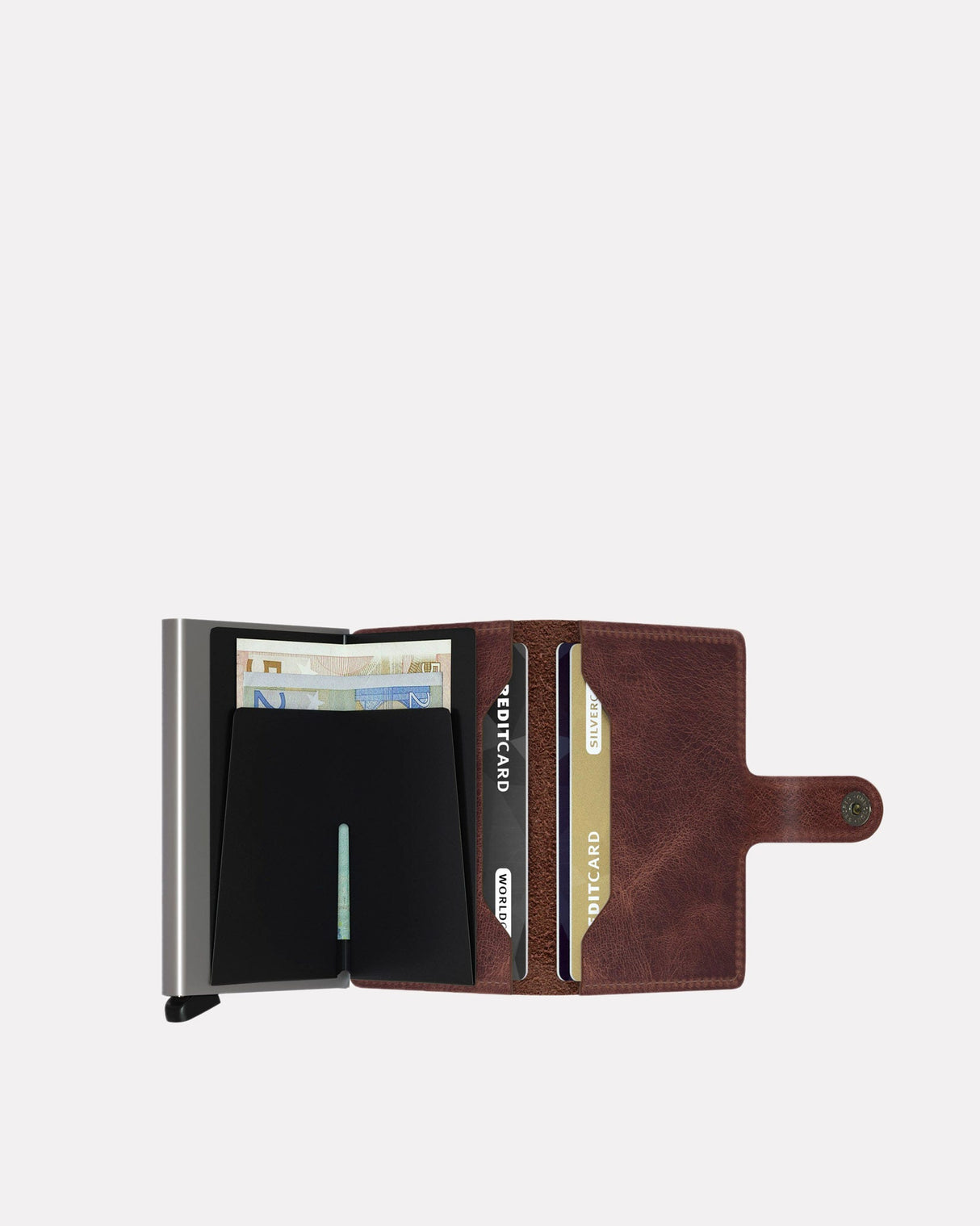 Brown Vintage Leather Miniwallet