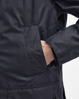 Navy Ashby Waxed Jacket