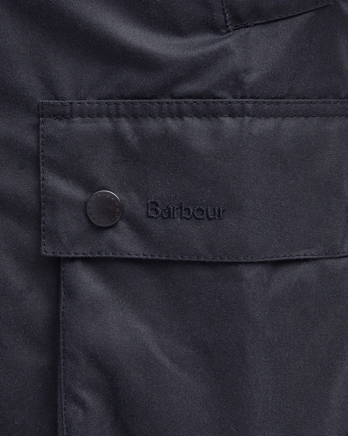 Navy Ashby Waxed Jacket