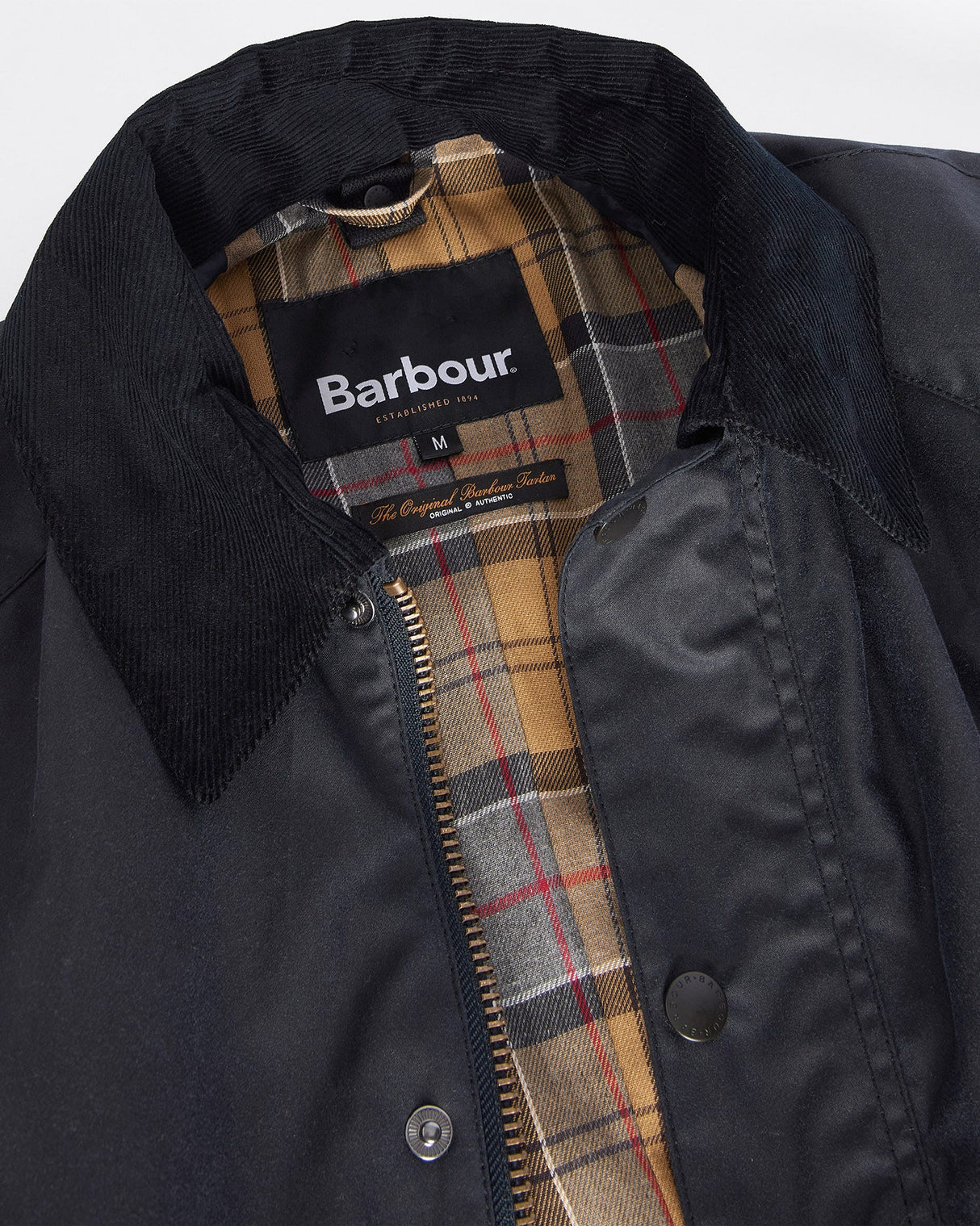 Navy Ashby Waxed Jacket