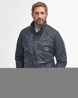 Navy Hereford Wax Jacket