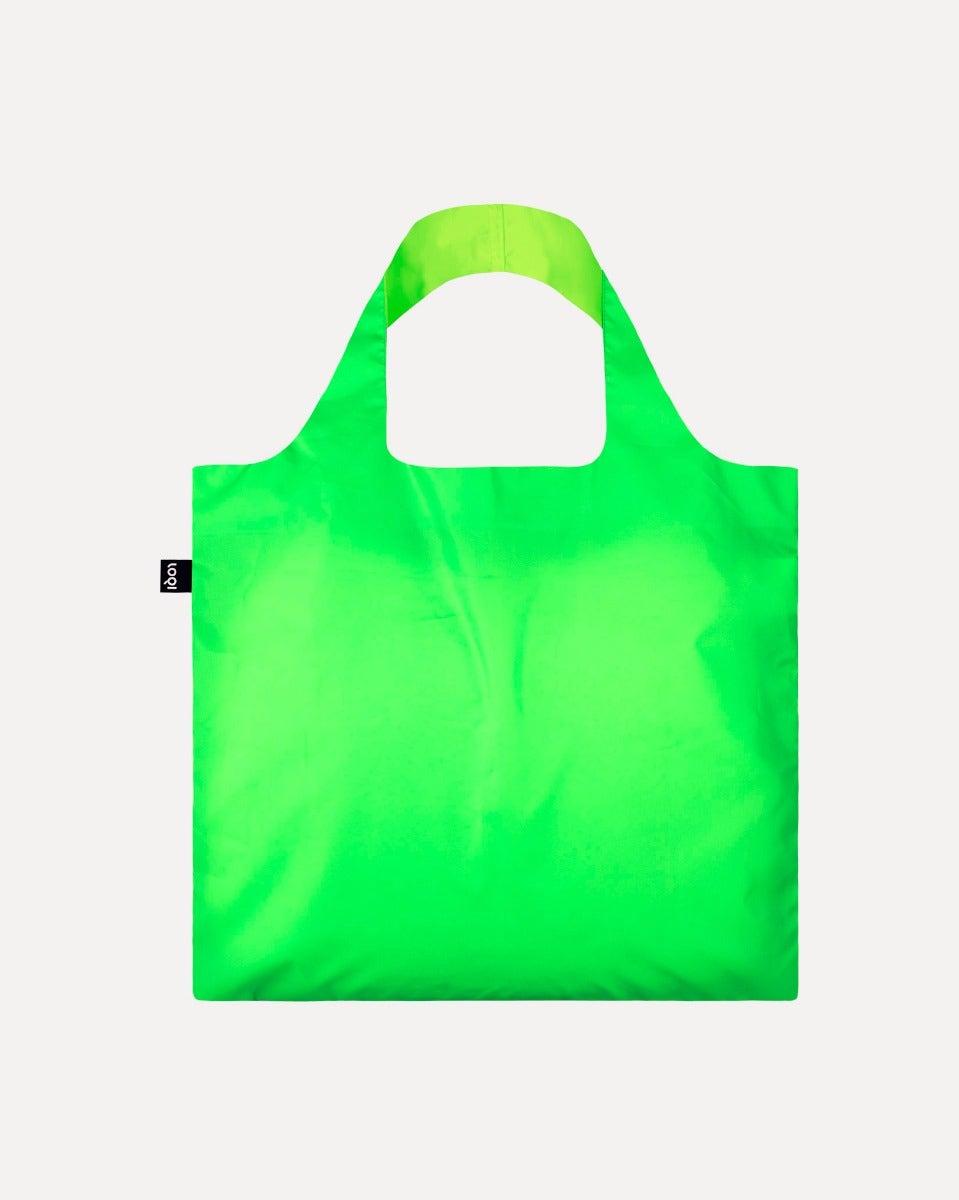 Neon Green Recycled Carry Bag