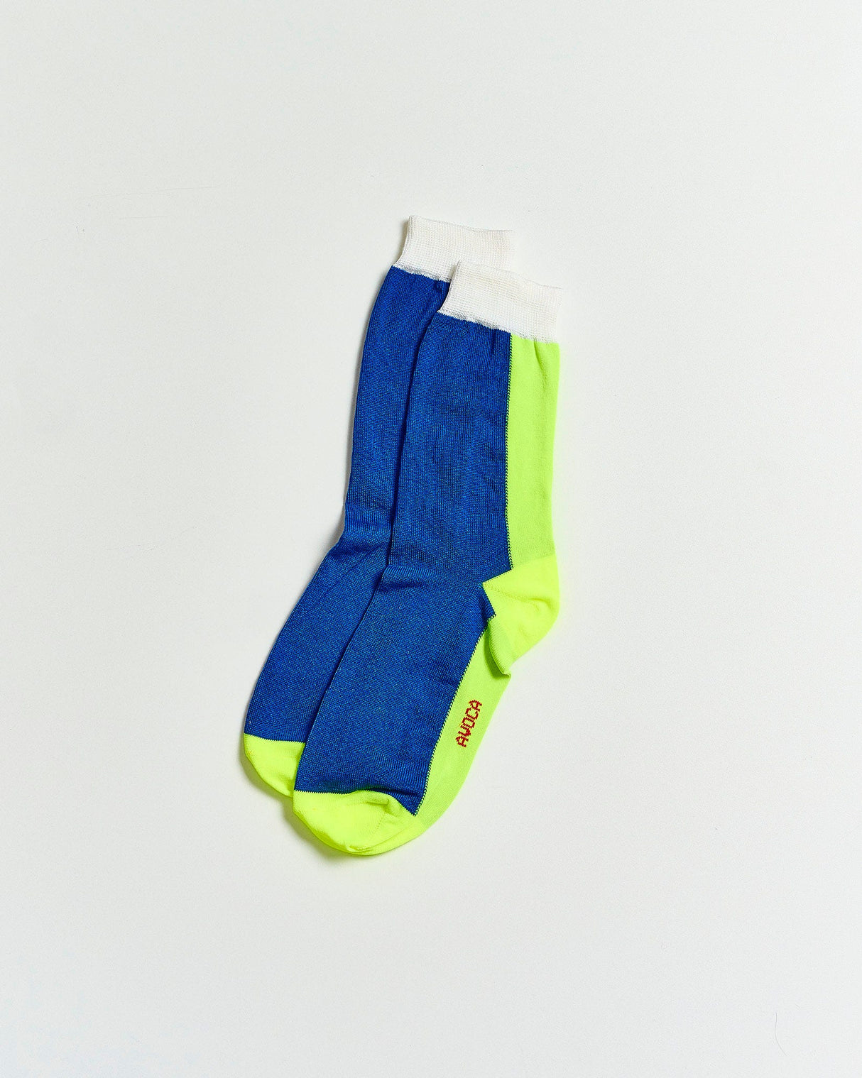 Neon-Green-Meserized-Ankle-Socks
