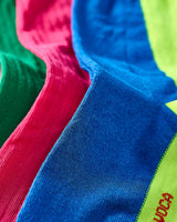 Neon-Green-Meserized-Ankle-Socks