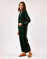 Bottle-Green-Embroidered-Safari-Cardigan