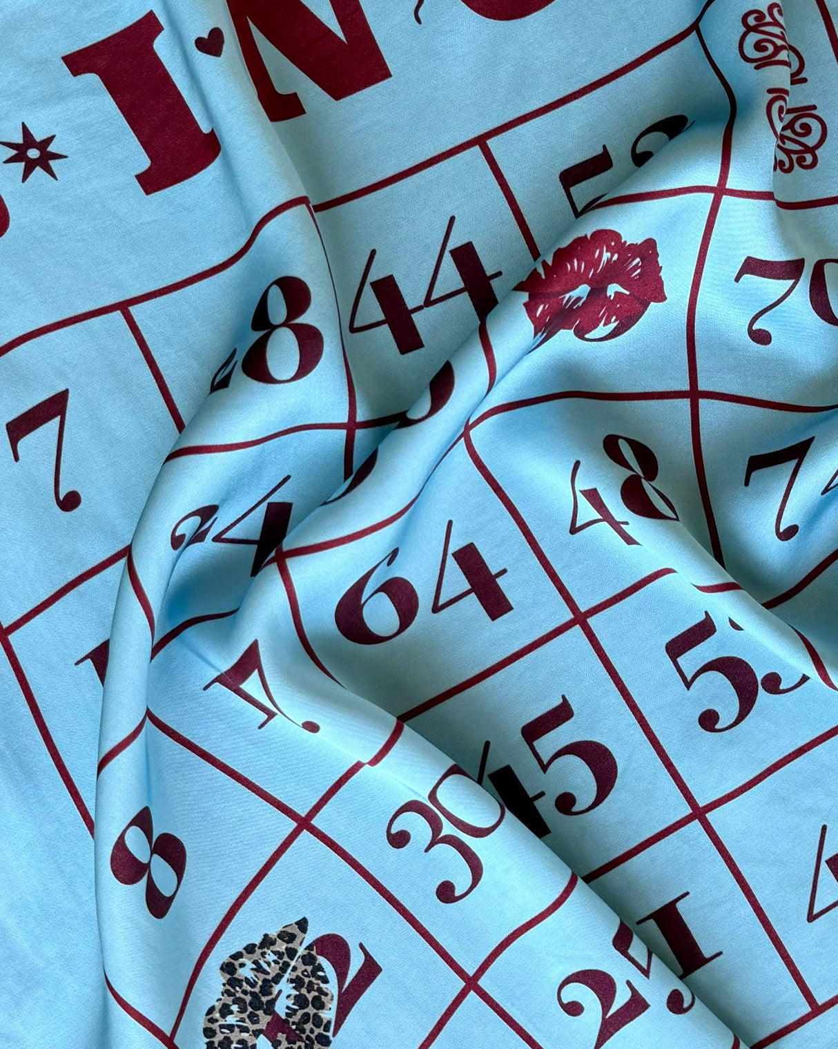 Blue Bingo Bandana