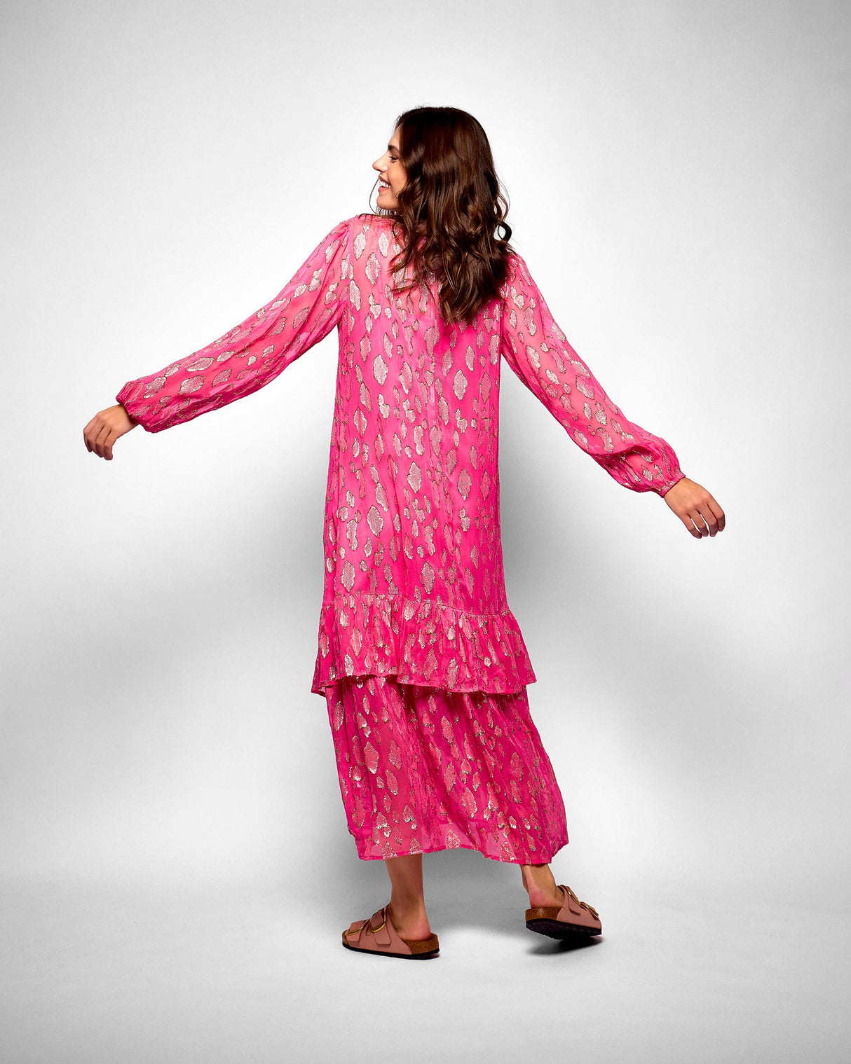 Pink & Gold Harmony Dress