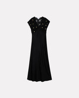 Black Elodie Crochet Shell Dress