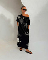 Black Palma T-Shirt Dress