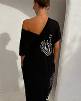 Black Palma T-Shirt Dress