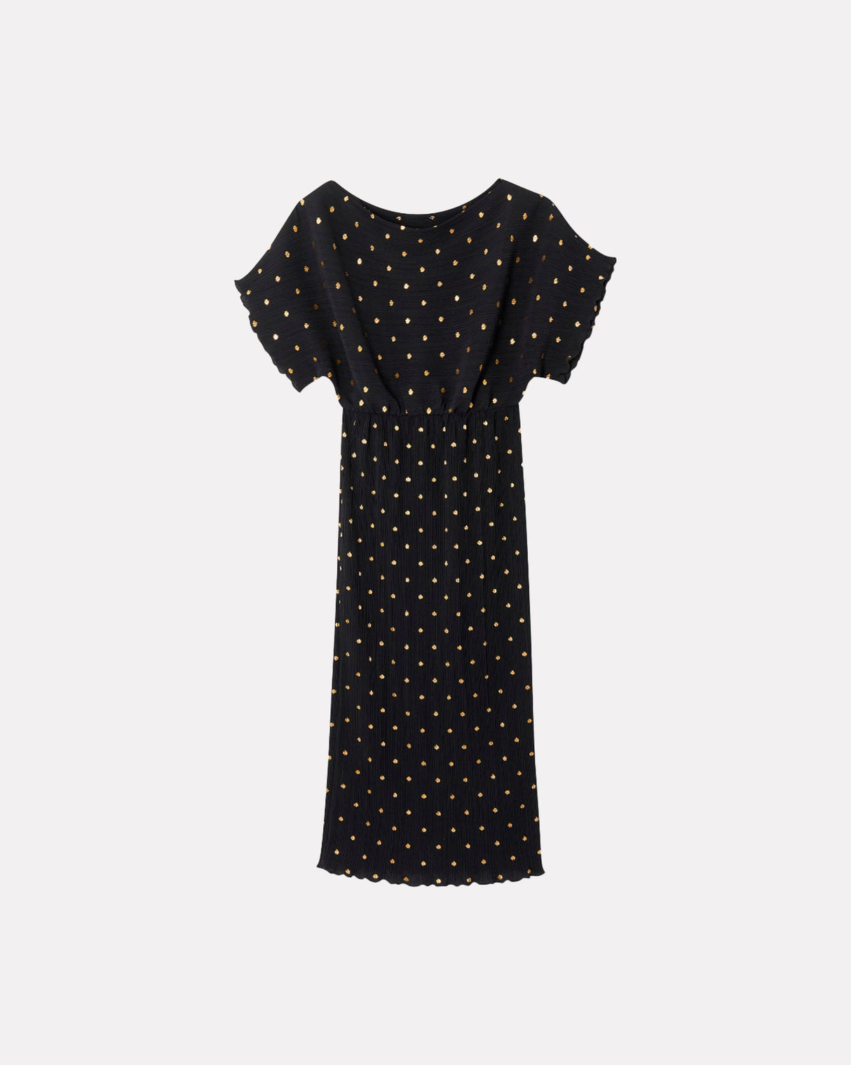 Black Tilly Metallic Dress