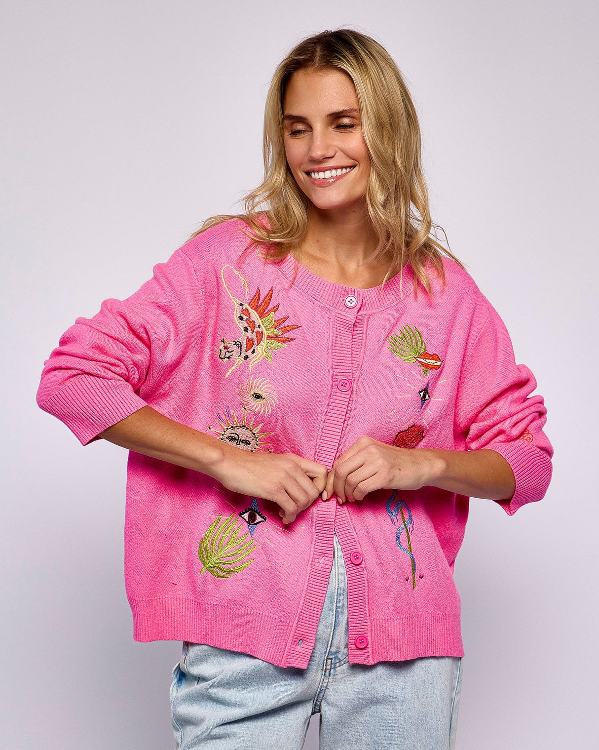 Pink-Enchanted-Embroidered-Cardigan