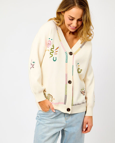 Cream-Martha-Western-Print-Cardigan