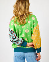Multicolour Morocco Martha Knit Cardigan