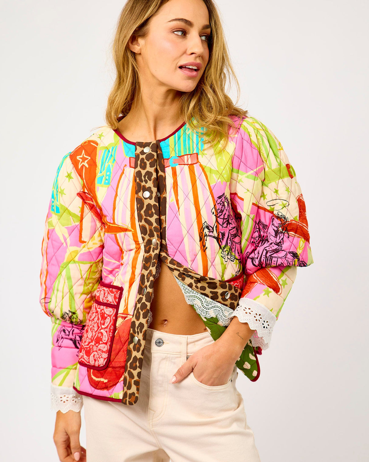 Pink Dallas Reversible Jacket
