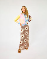 Brown-Chocolate-Soleil-Dorris-Rib-Skirt