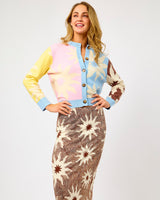 Brown Chocolate Soleil Dorris Rib Skirt