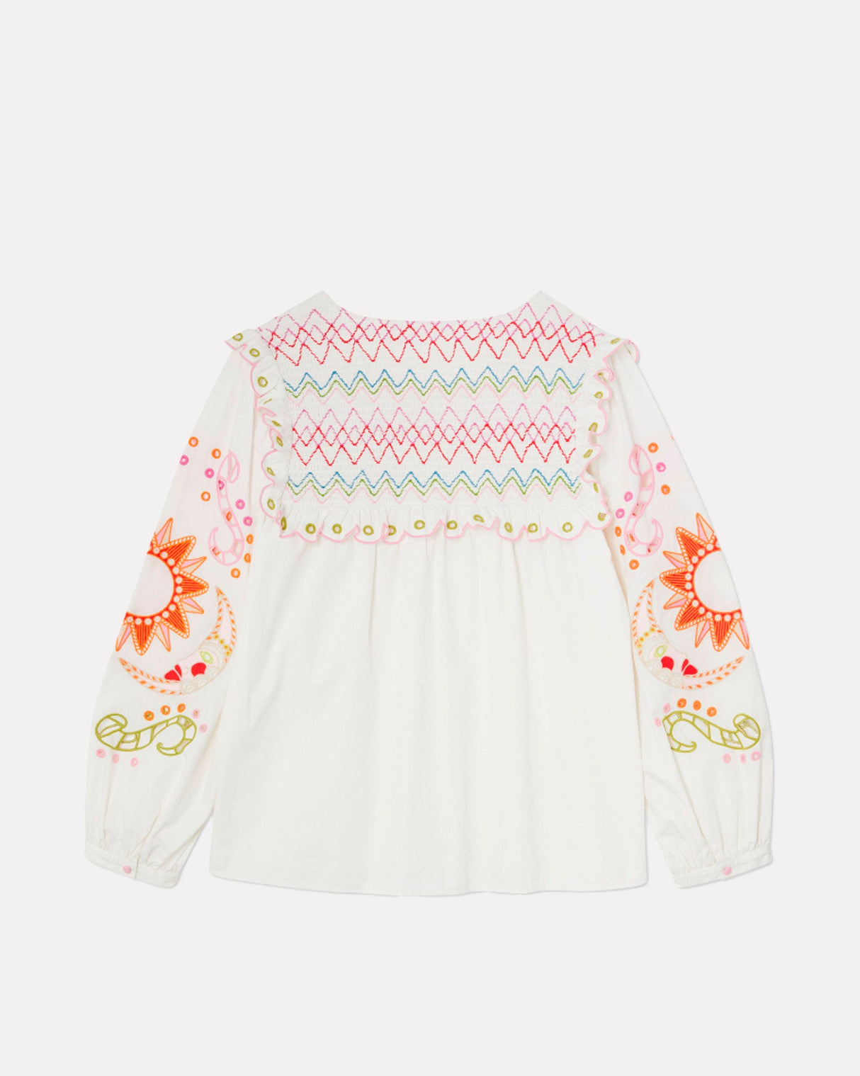 White Maisie Enchanted Embroidered Top