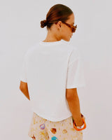 White Ioana Shell T-Shirt