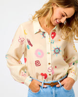 Cream-Zoe-Printed-Shirt