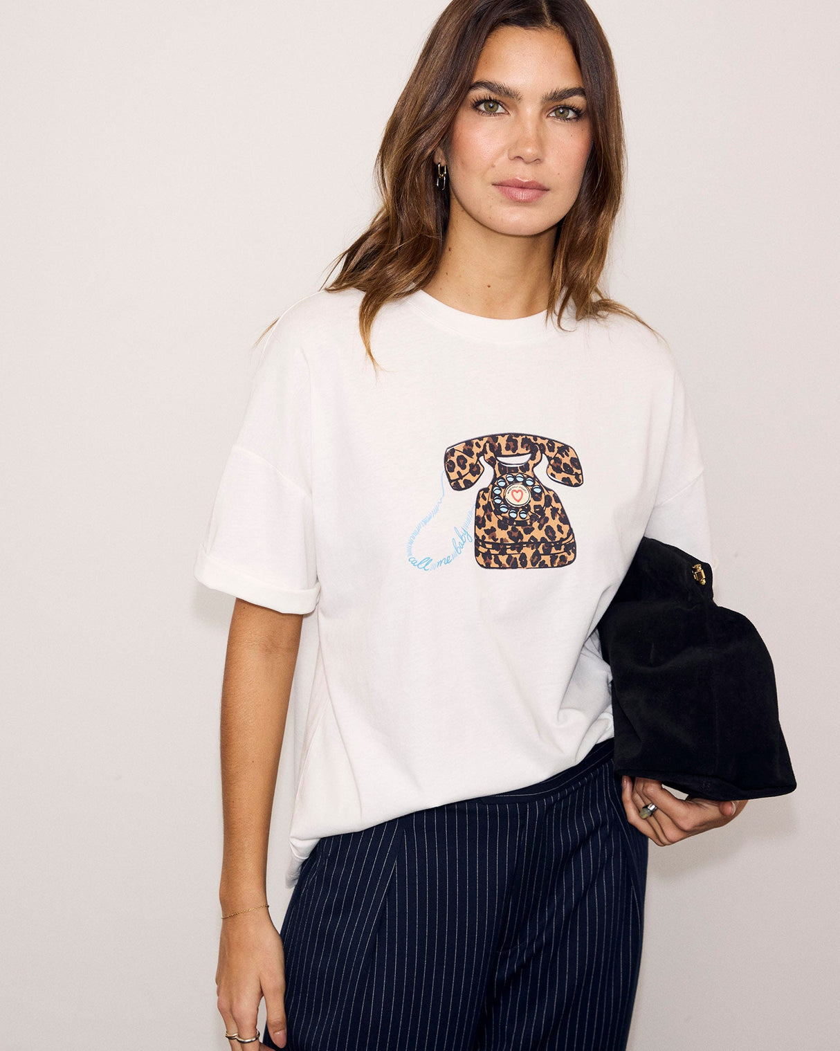 White-'Call-Me'-T-Shirt-