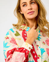 Cream Morocco Charms Print Marley Shirt