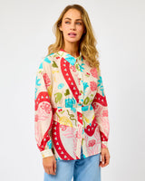Cream Morocco Charms Print Marley Shirt
