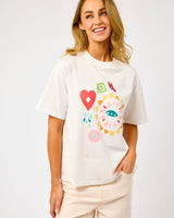 Cream-Morocco-Charms-Graphic-T-Shirt