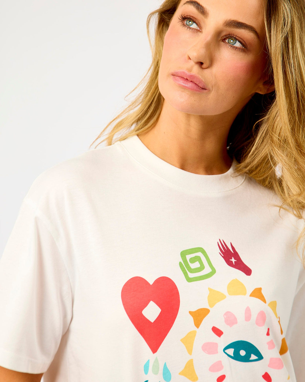 Cream Morocco Charms Graphic T-Shirt