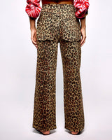 Leopard Lucia Scallop Detail Jeans