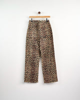 Leopard Lucia Scallop Detail Jeans