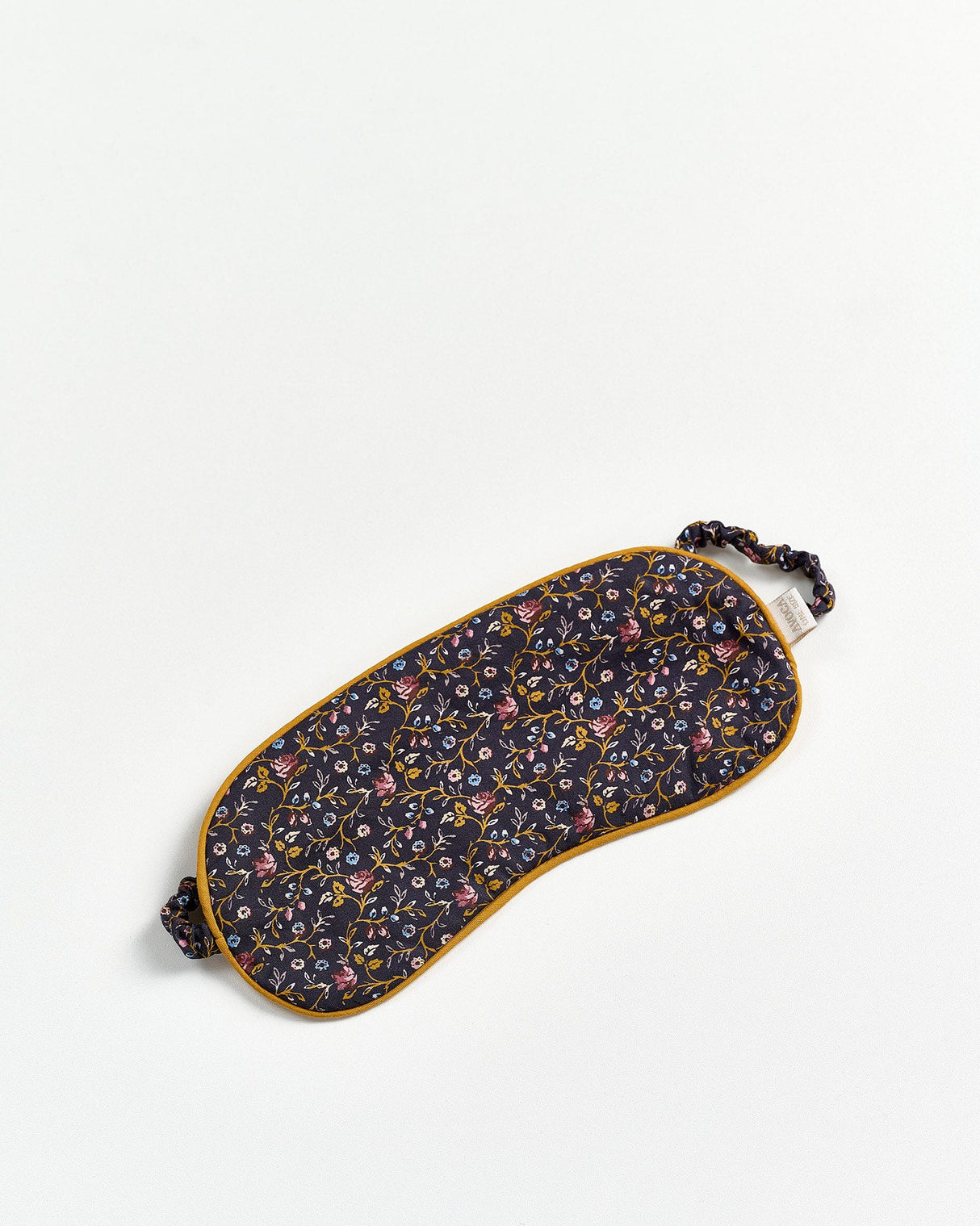 Navy Night Garden Cotton Eye Mask