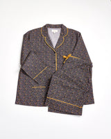 Navy Night Garden Cotton Pyjama Set