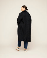 Night Light Donegal Wool & Mohair Coat