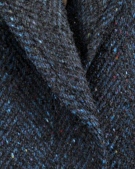 Night Light Donegal Wool & Mohair Coat