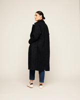 Night Light Donegal Wool & Mohair Coat
