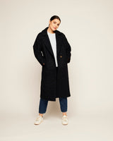 Night Light Donegal Wool & Mohair Coat