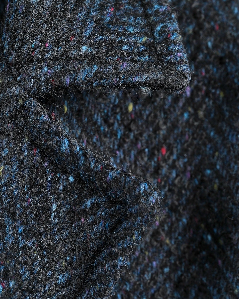 Night Light Donegal Wool & Mohair Coat