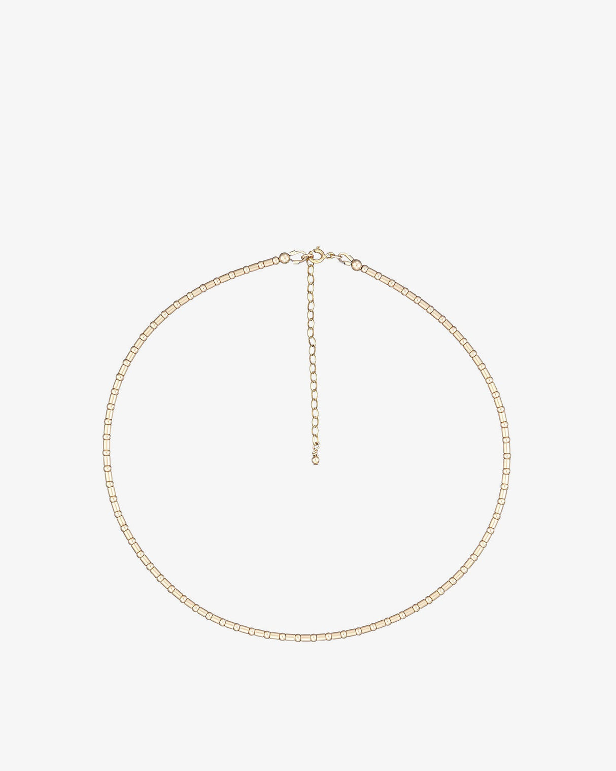 Gold-Filled-Crimp-Bead-Necklace