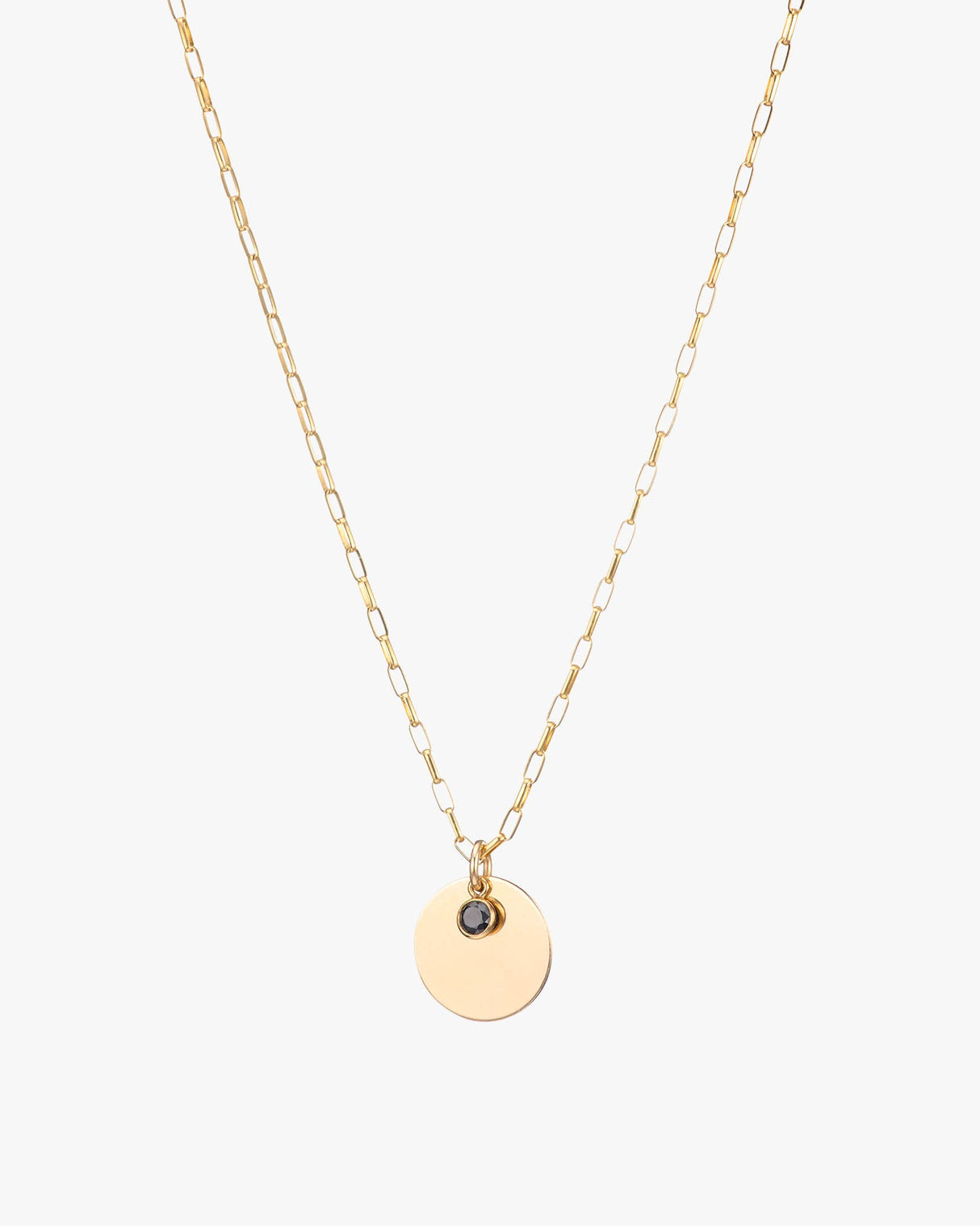 Gold-Filled-Tiny-Stone-Disc-Pendant