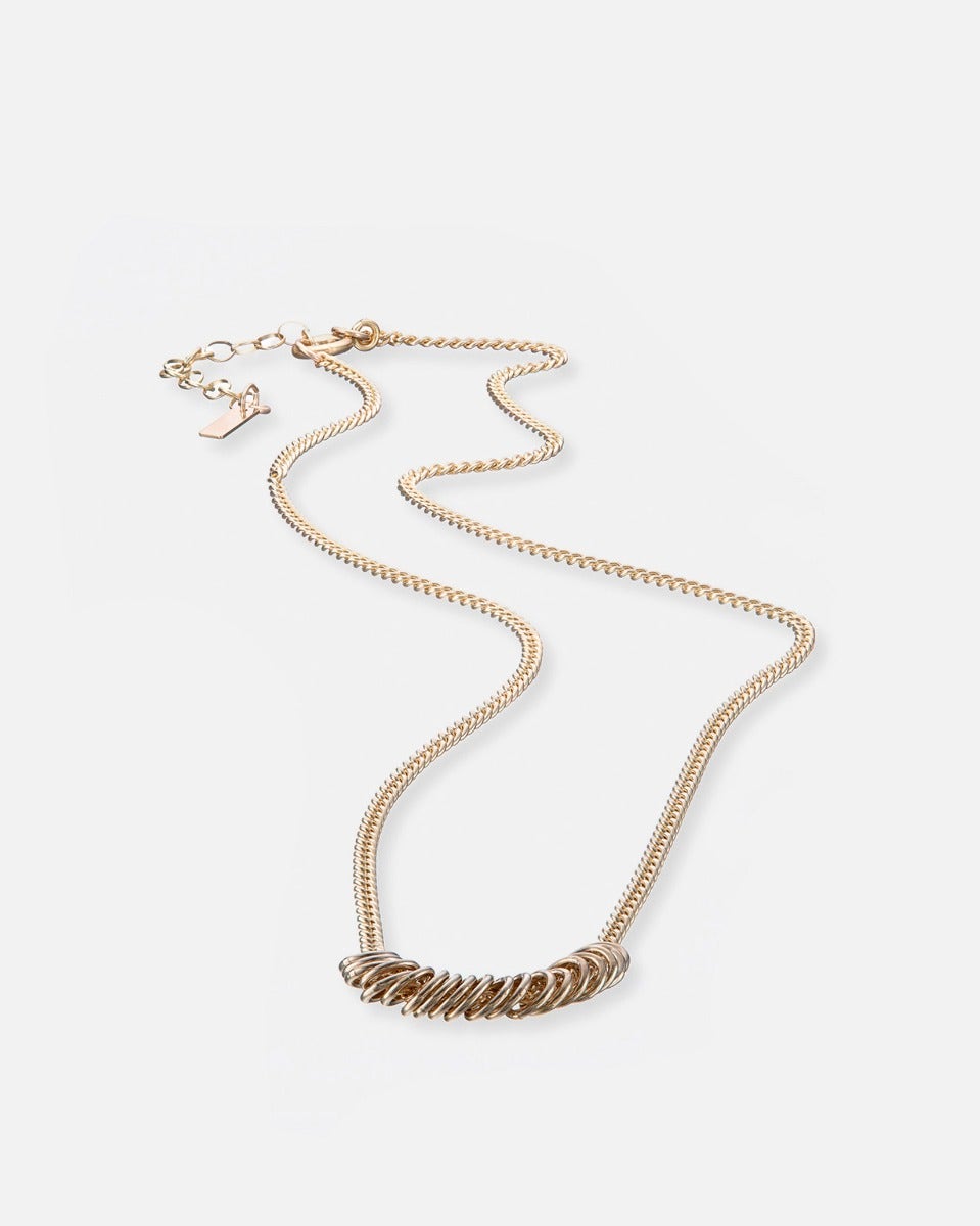 Gold Filled Infinity Rings Curb Chain