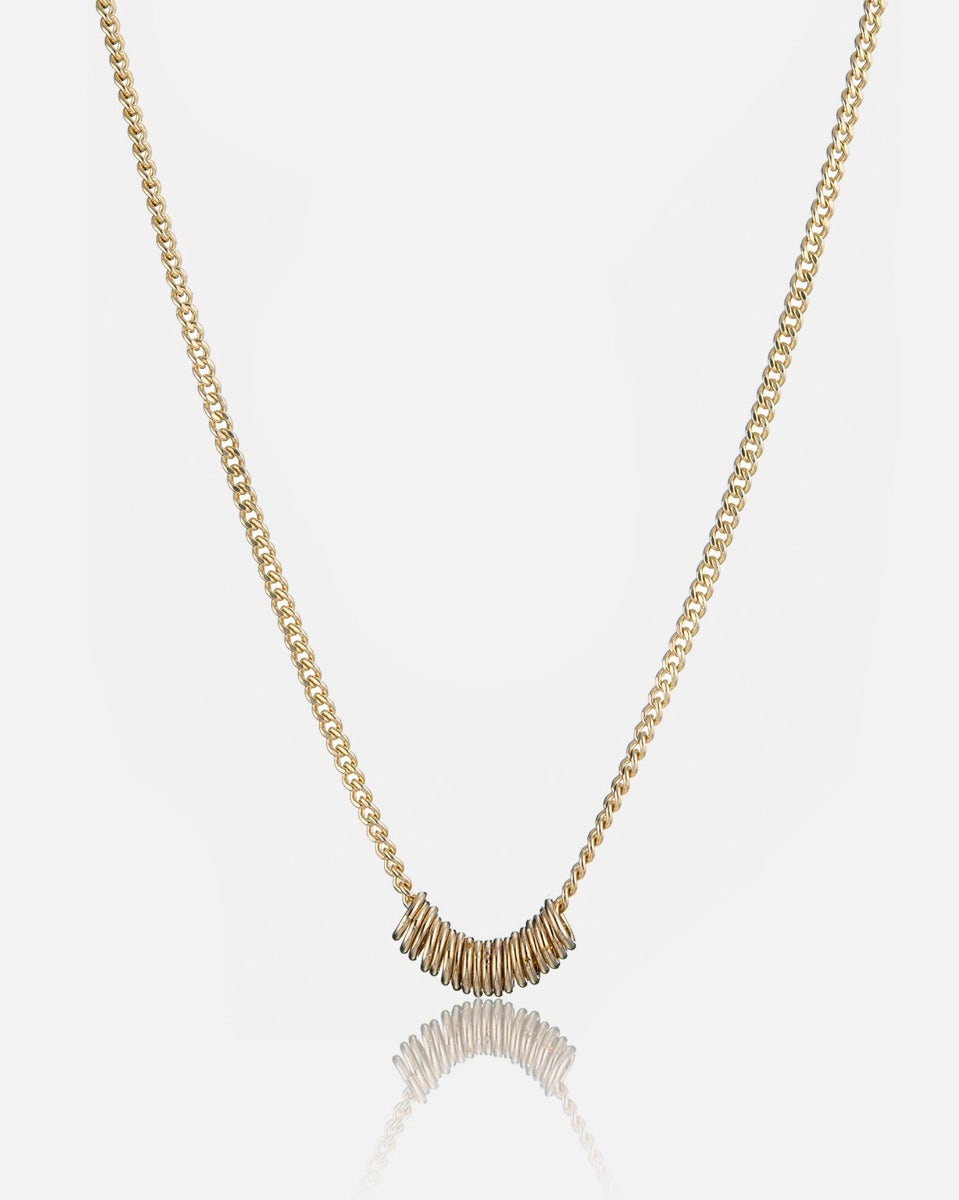 Gold Filled Infinity Rings Curb Chain