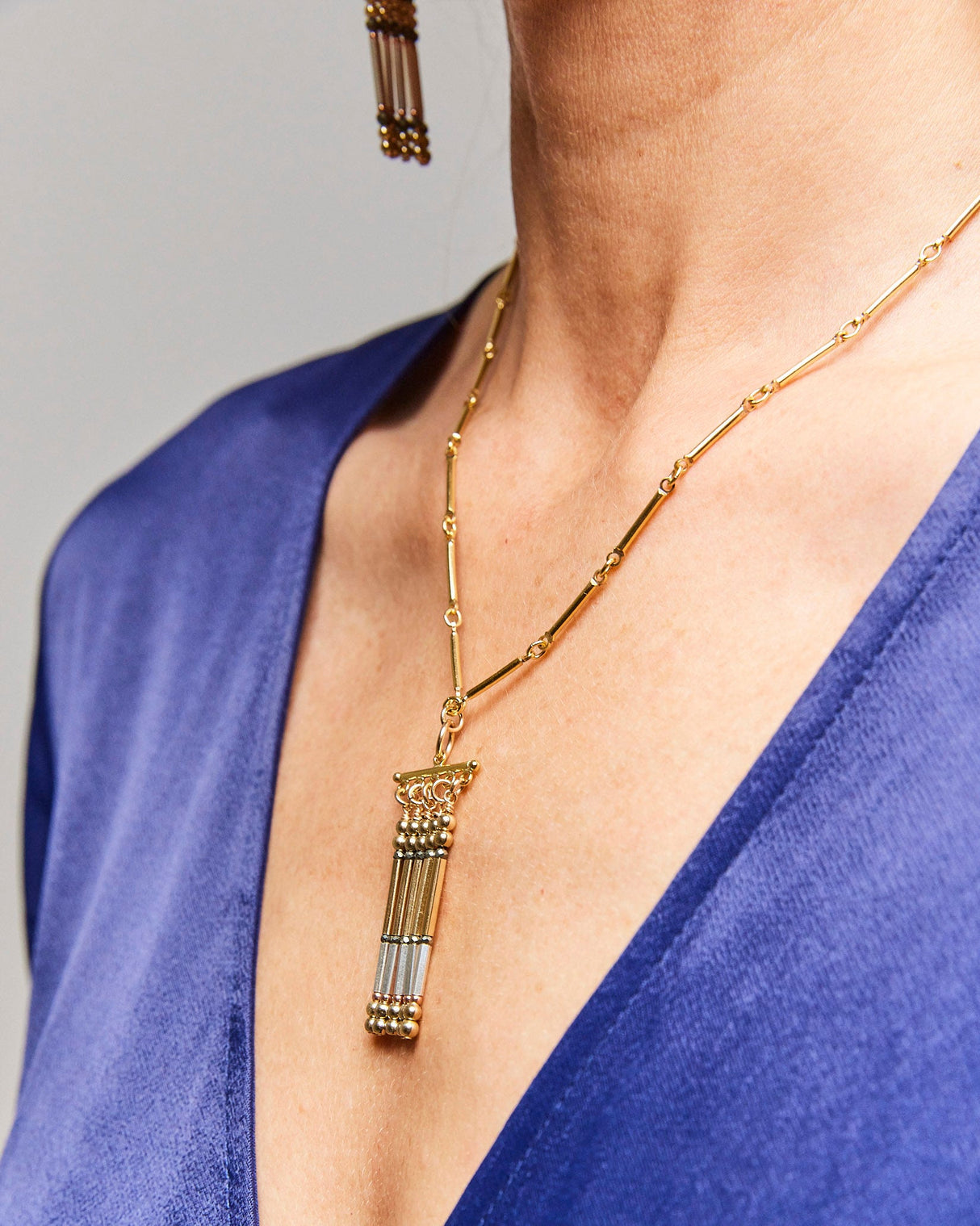 Gold-Filled-Woven-Statement-Pendant