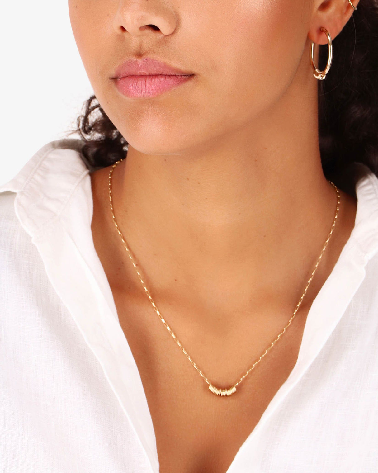 Gold Filled Infinity Rings Link Chain