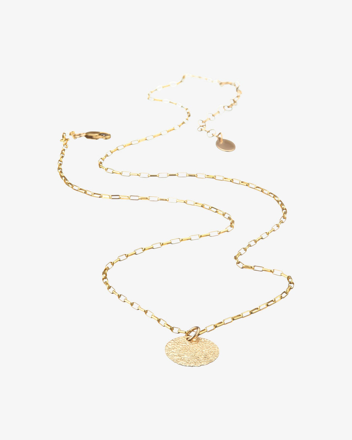 Gold-Filled-Textured-Disc-Pendant