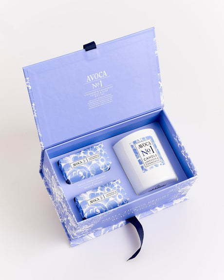 No.1-Lavender-_-Chamomile-Gift-Set-Candle-_-Mini-Soaps
